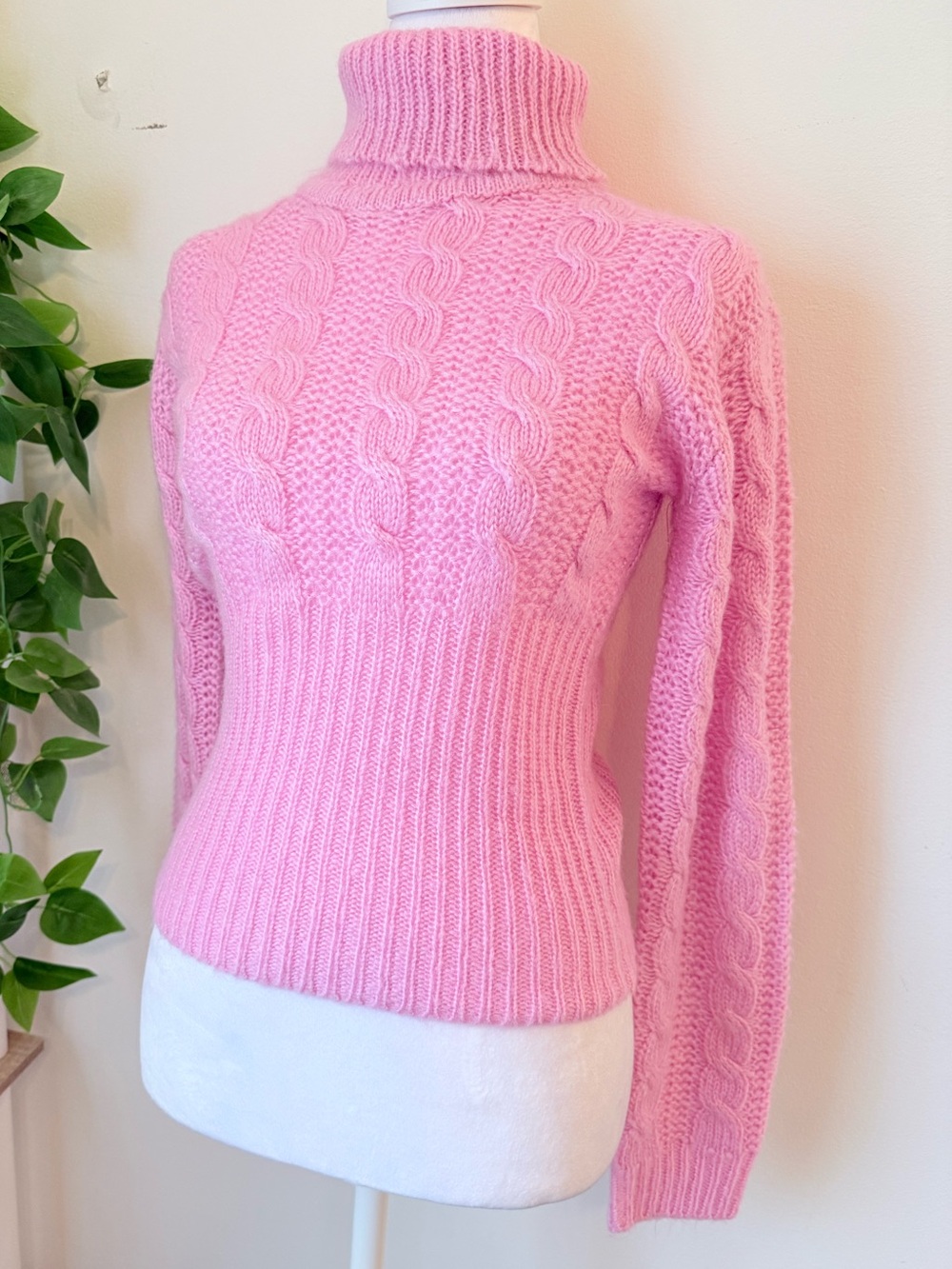 Cable Knit Turtleneck Sweater